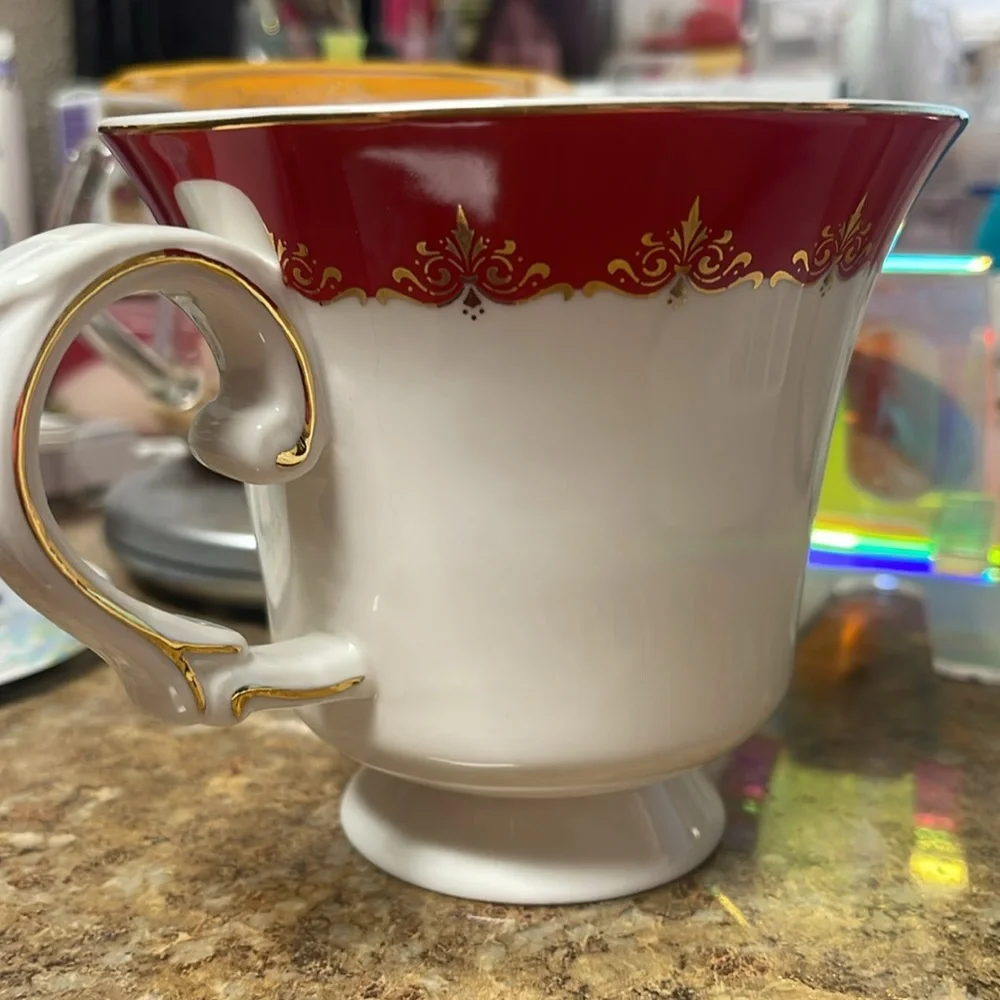Francesca’s Happy Alcoholidays Footed Tea Cup